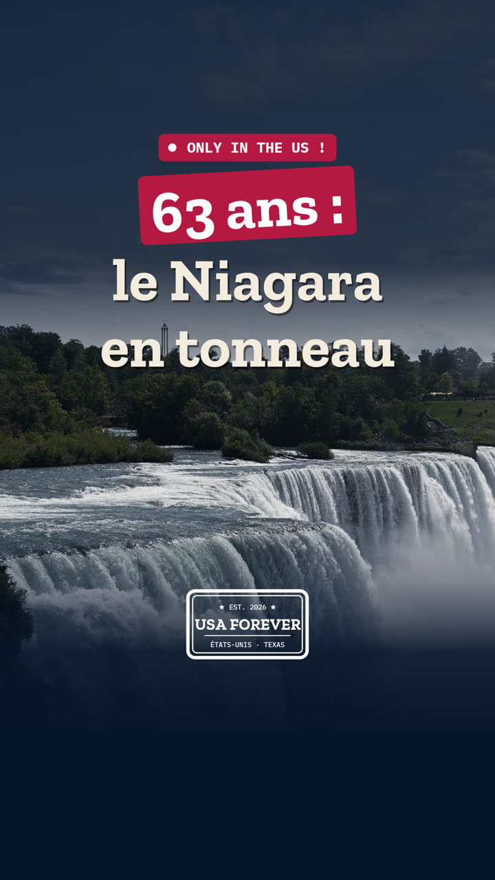 Niagara : à 63 ans, elle saute en tonneau