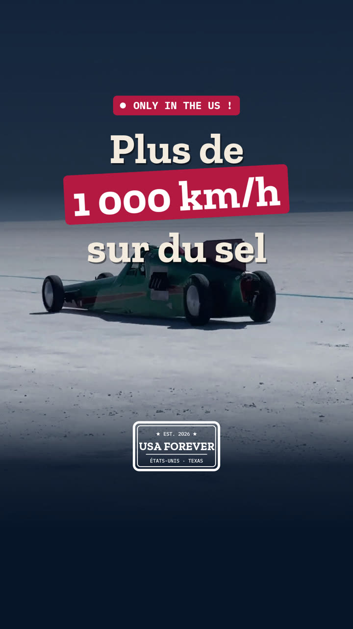 Aux États-Unis, sur ce désert de sel, une voiture a dépassé les 1 000 km/h… et elle est aujourd'hui en Allemagne