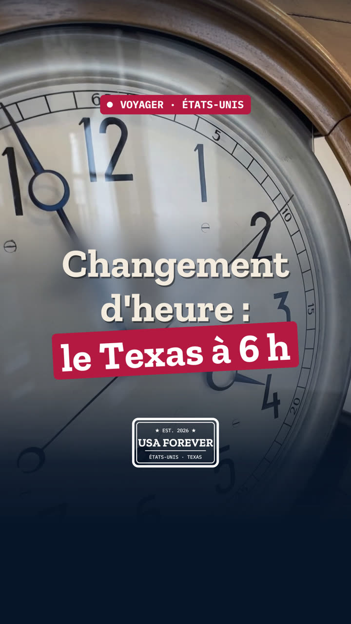 Changement d'heure : la semaine où le Texas n'est plus qu'à 6 h