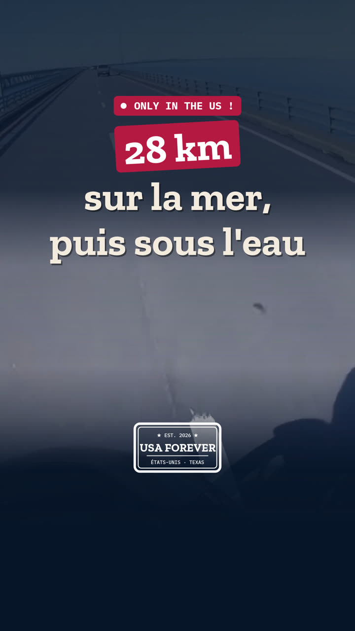 Aux États-Unis, une route file 28 km sur la mer… puis plonge sous l'eau