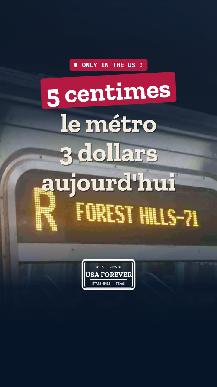 5 centimes en 1904, 3 dollars aujourd'hui : le métro de New York a 122 ans