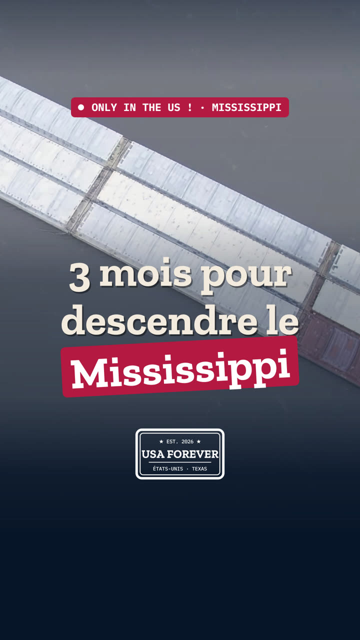 Une goutte d'eau met trois mois pour descendre le Mississippi… de sa source jusqu'à la mer