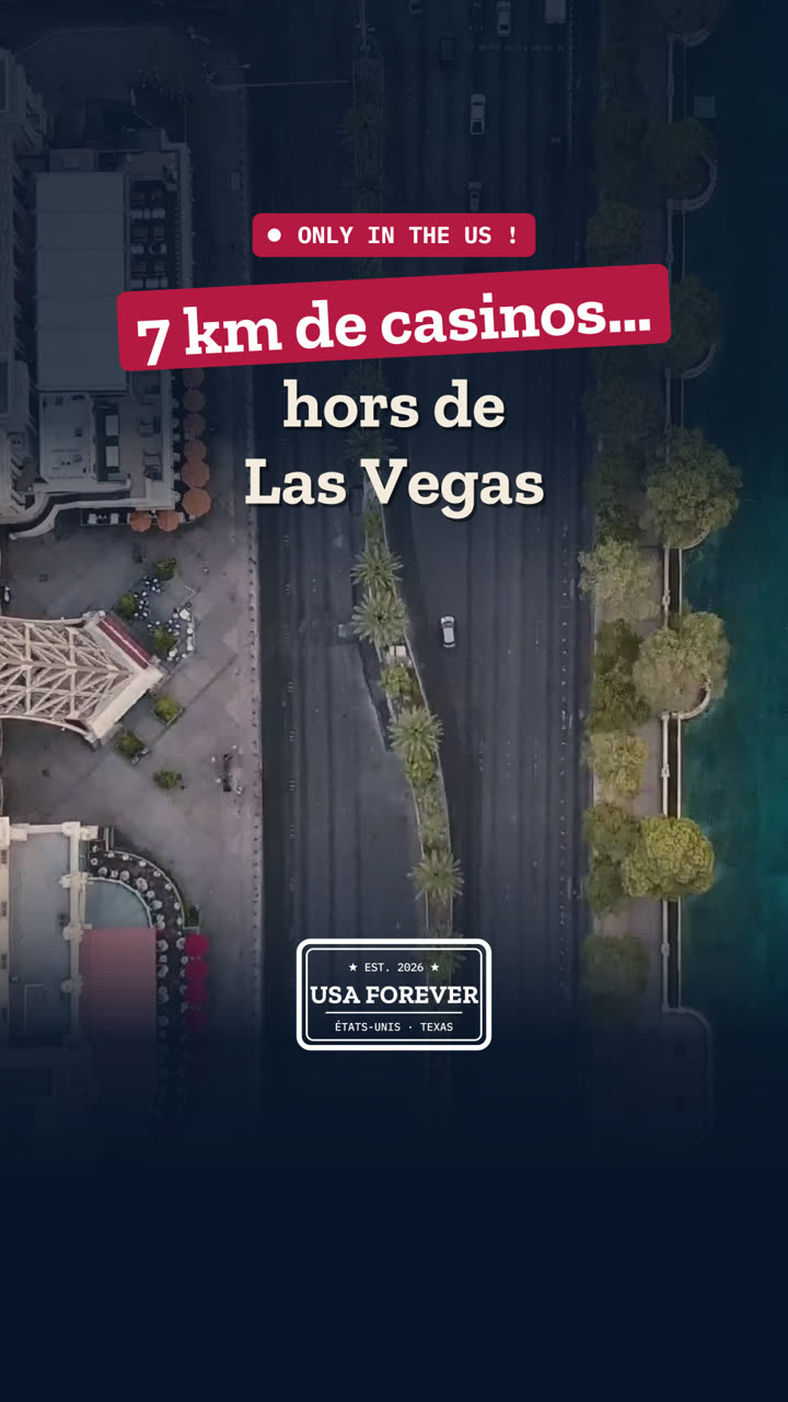 Aux États-Unis, le Strip de Las Vegas n'est pas à Las Vegas