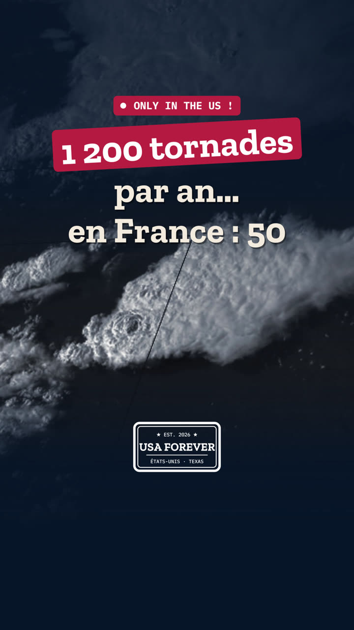 1 200 tornades par an aux États-Unis… une cinquantaine en France