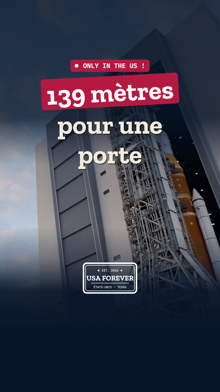 139 mètres pour une porte : au hangar des fusées de la Nasa, l'ouvrir prend 45 minutes